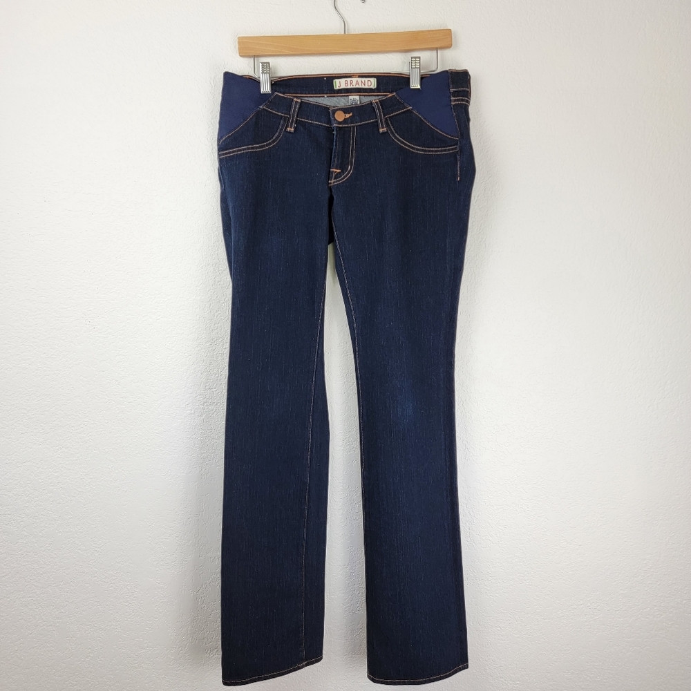 J Brand Mama J Maternity Jeans Bootcut Side Panels Size 27
